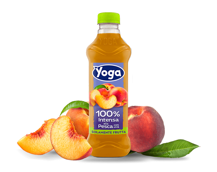 100% Succo alla pesca Yoga: frutta da bere | Chi Yoga, fa bene