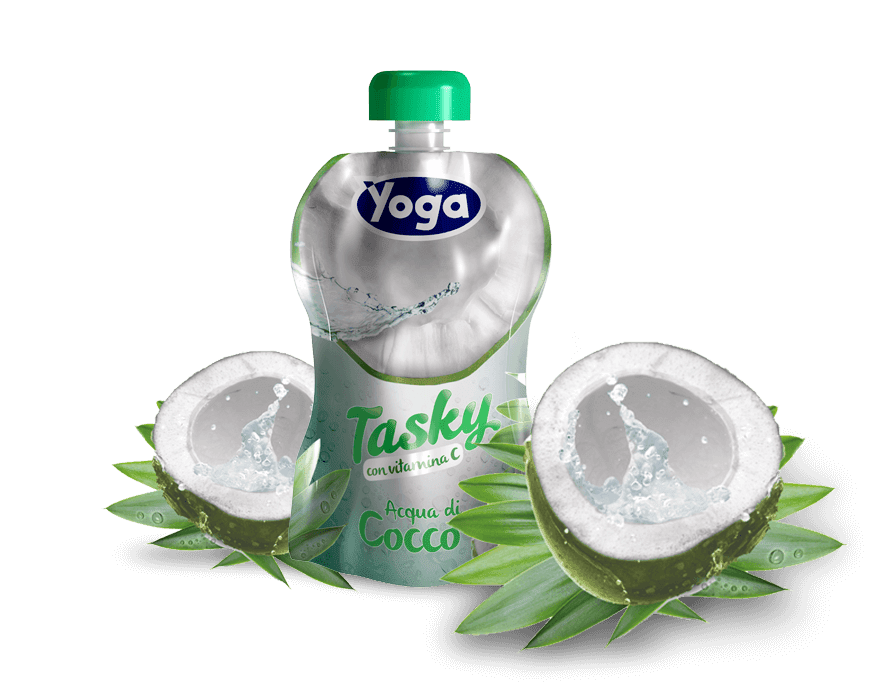 Yoga Tasky Cocco, spremute di frutta fresca tascabili