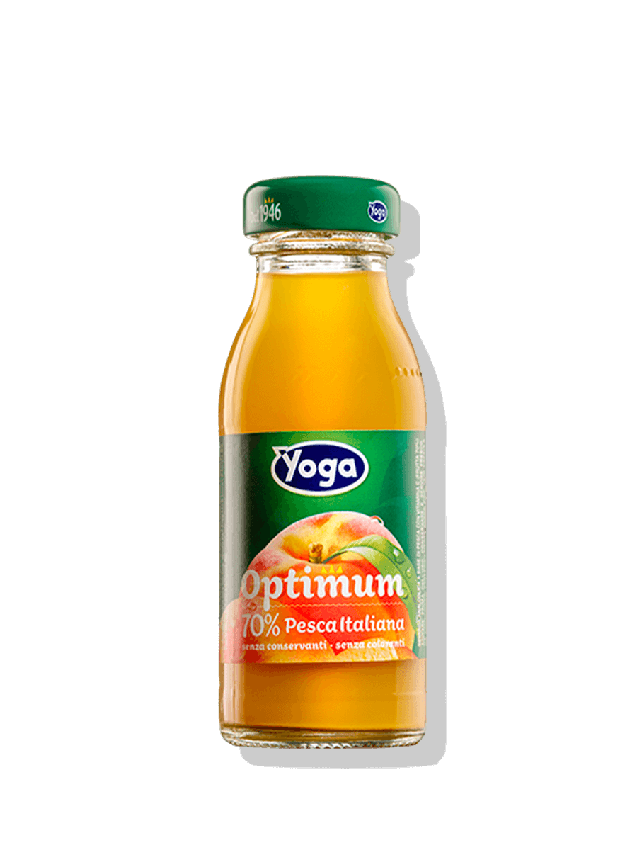 Yoga Optimum Fruit juices in glass Peach