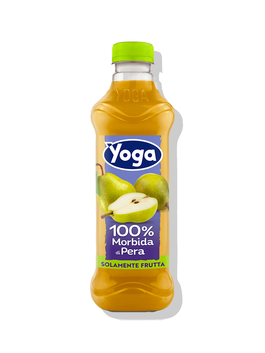 100% Succo di pera Yoga: frutta da bere | Chi Yoga, fa bene