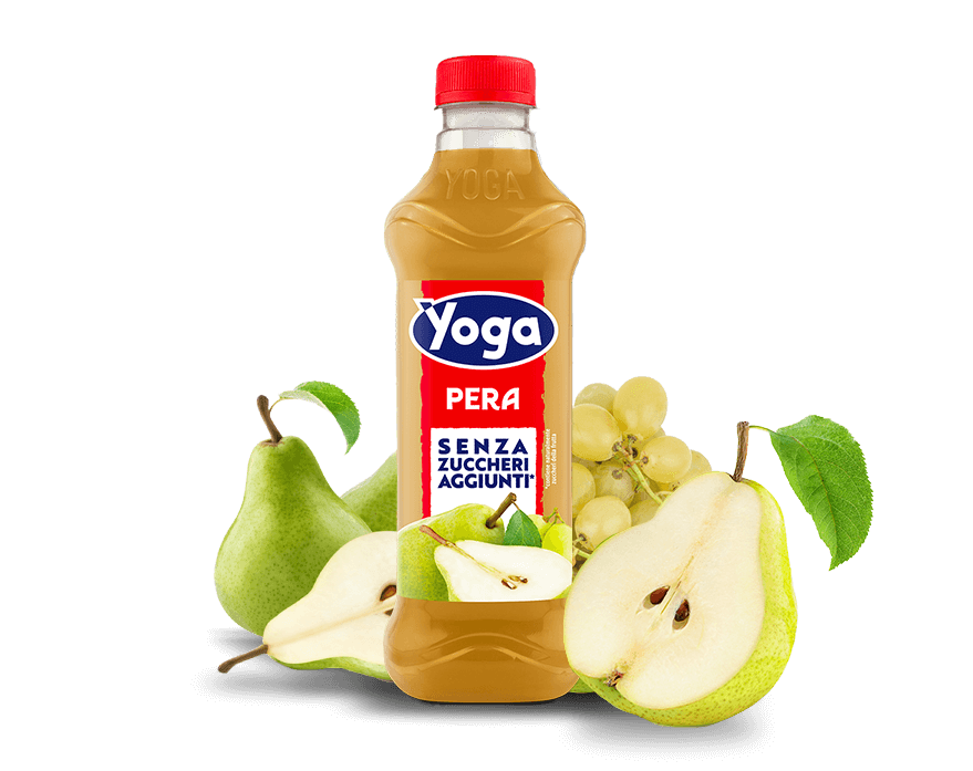 Optimum Yoga senza zuccheri aggiunti 70% Pera | Bottiglia PET da 1L