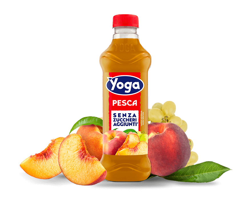 Optimum Yoga senza zuccheri aggiunti 70% Pesca | Bottiglia PET da 1L